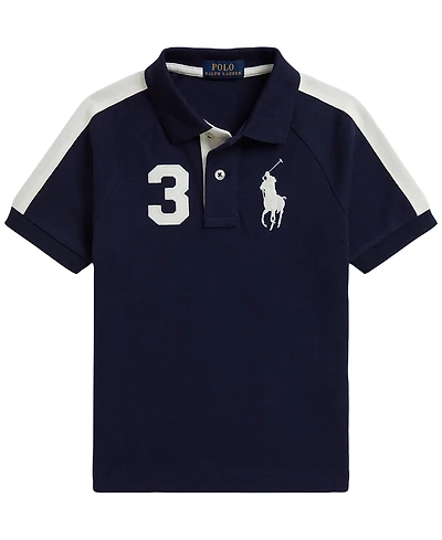 Polo Ralph Lauren Boys' 2T-7 Big Pony Cotton Mesh Polo Shirt