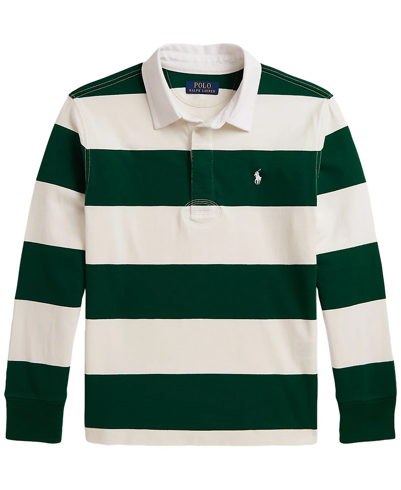 Polo Ralph Lauren Boys' 8-20 Iconic Long-Sleeve Rugby Shirt