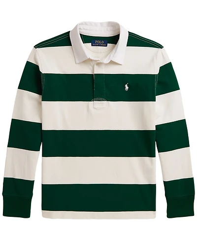 Polo Ralph Lauren Boys' 8-20 Iconic Long-Sleeve Rugby Shirt