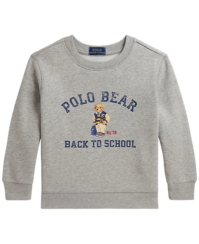 Polo Ralph Lauren Boys' 2T-7 Bear Fleece Long-Sleeve Sweatshirt