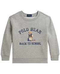 Polo Ralph Lauren Boys' 2T-7 Bear Fleece Long-Sleeve Sweatshirt