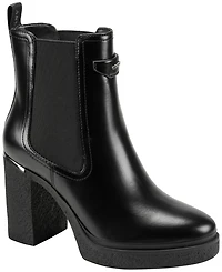 Dkny Women's Tisdel Platform Block Heel Booties