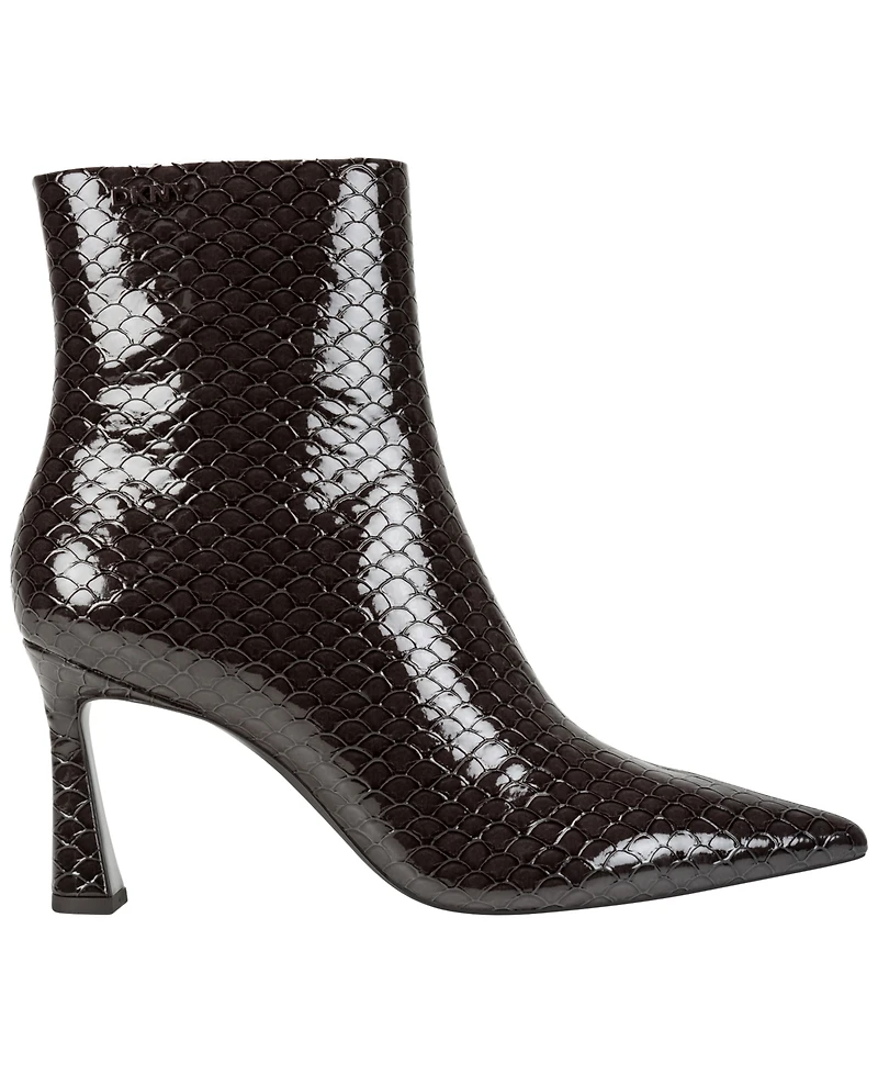 Dkny Women's Cayden Heeled Pointed Toe Dress Booties