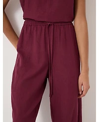 Hush Women's Tovi Linen Blend Barrel Leg Pants
