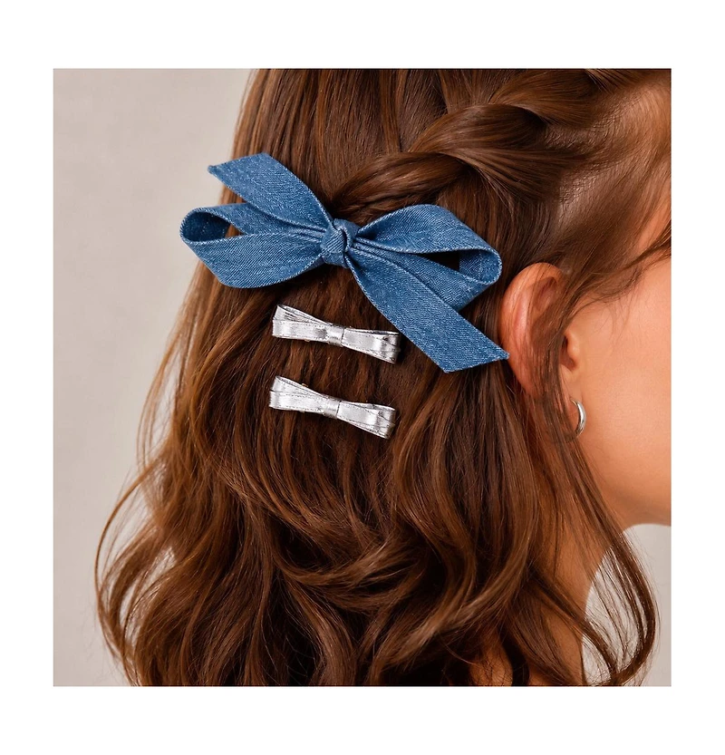 Puttisu Girls Bow Clip Set