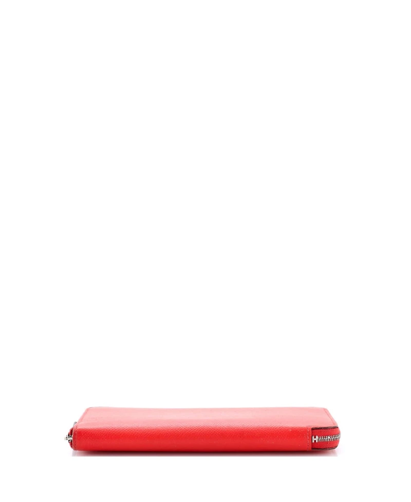 Pre-Owned HERMES Long Azap Zip Around Wallet Silk'in Epsom
