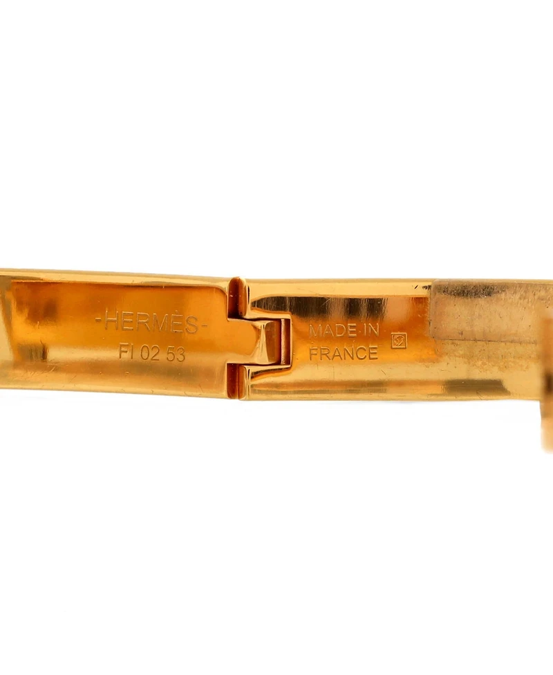 Pre-Owned HERMES Mini Clic Chaine d'Ancre Bracelet