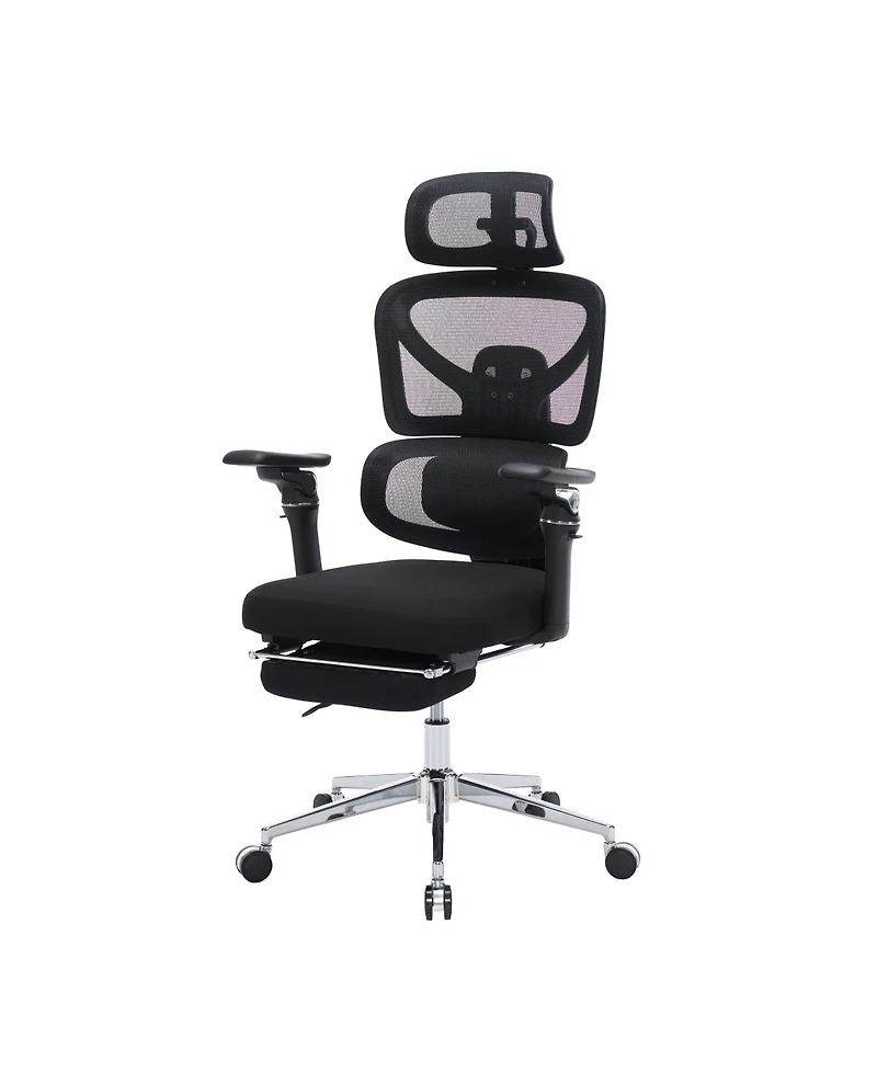 Streamdale Furniture Ergonomic Office Chair Massage Lumbar, 4D Headrest, 6D Armrests