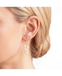 The Lovery Pearl Bead Dangle Earrings 14K Gold