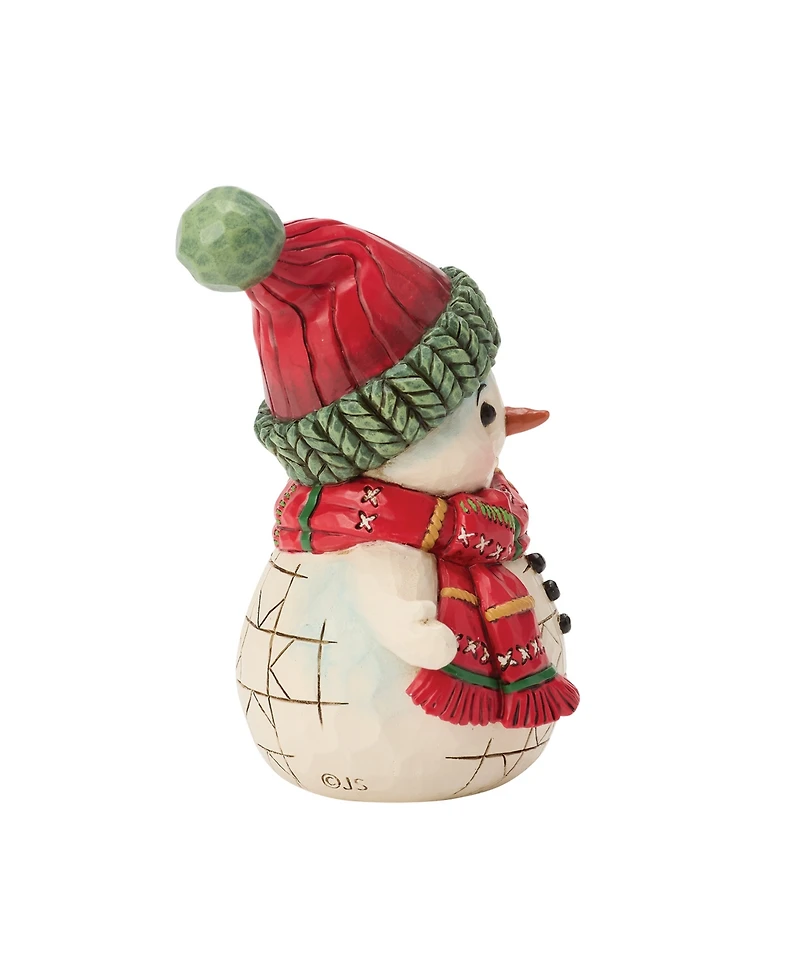 Jim Shore Heartwood Creek Fig Snowman with Bell