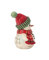 Jim Shore Heartwood Creek Fig Snowman with Bell