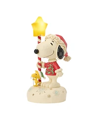 Jim Shore Peanuts Fig Snoopy with Light Up Star