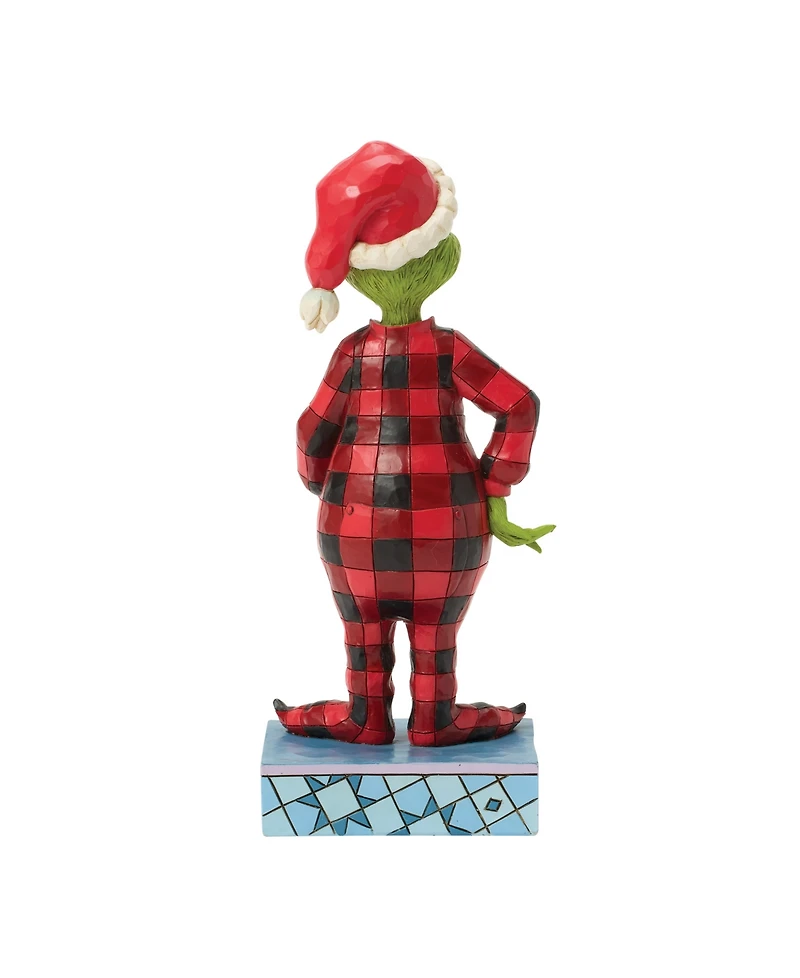 Jim Shore Grinch Fig Grinch Wearing Pajamas