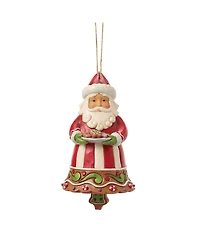 Jim Shore Heartwood Creek Gingerbread Santa Bell