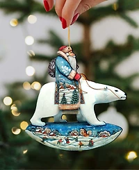 Designocracy Travel Ride Holiday Ornaments, Set of 3