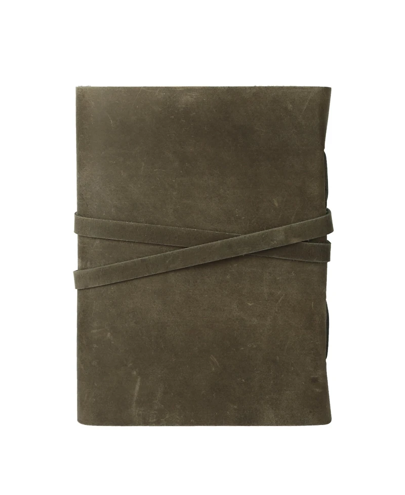 Gnuadz Leather Journal Deckle Edge Paper Vintage Key Handmade Notebook Diary Sketch Writing Pad