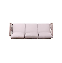 Augusta Home Brendina Outdoor 3-Seater Sofa