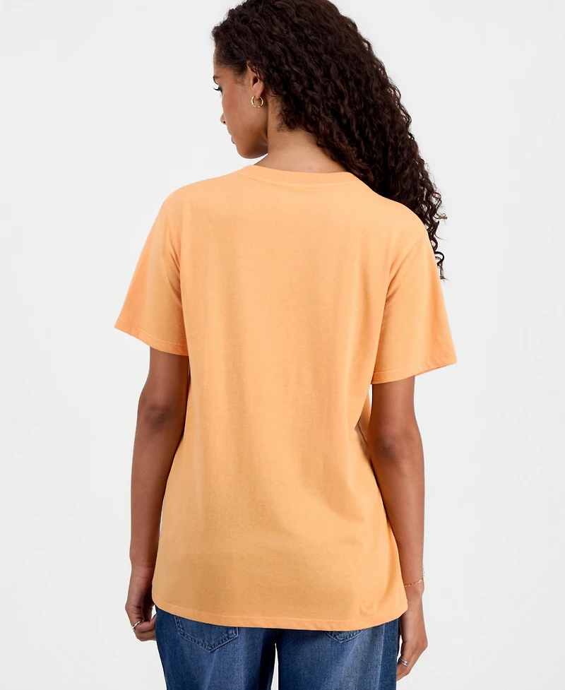 Grayson Threads, The Label Juniors' Snoopy Pumpkin Graphic-Print T-Shirt