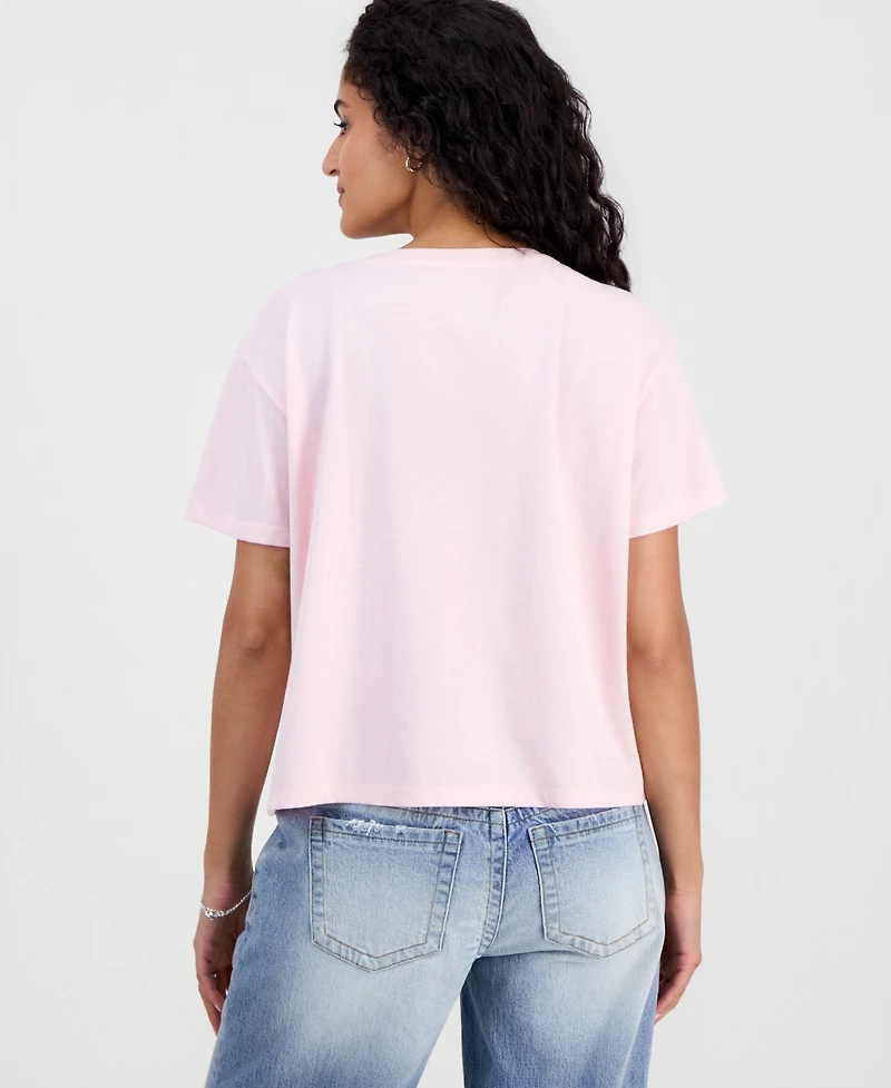 Grayson Threads, The Label Juniors' Hello Kitty Pumpkin Graphic-Print T-Shirt