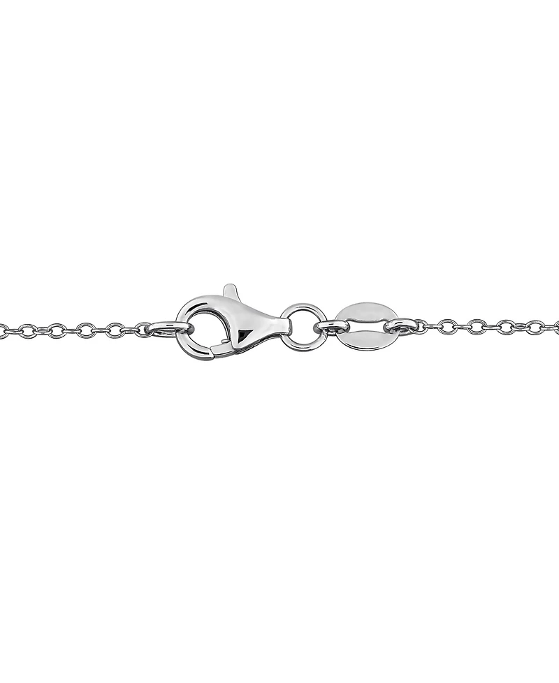 Macy's Quartz (3/4 ct. t.w.) Pendant Necklace Sterling Silver (Also Available Blue Topaz)