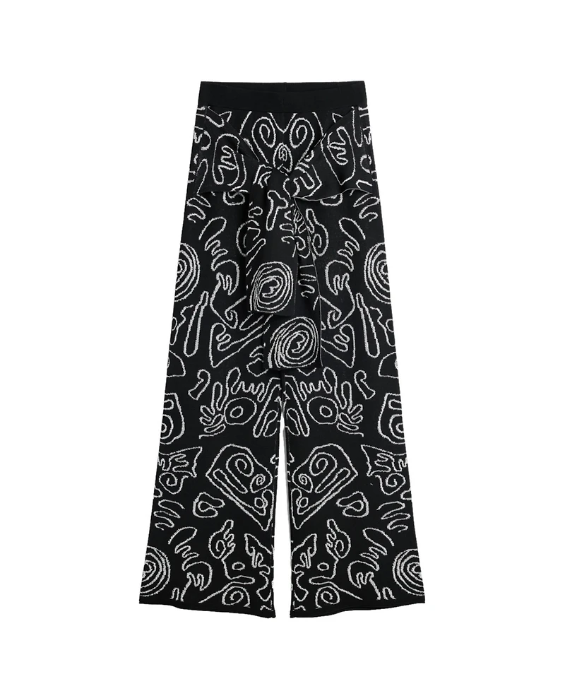 Desigual Women's Printed Knit Trousers