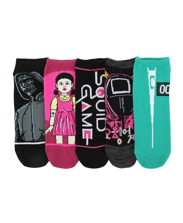 Squid Game Women's Icons 5-Pair Ankle Socks