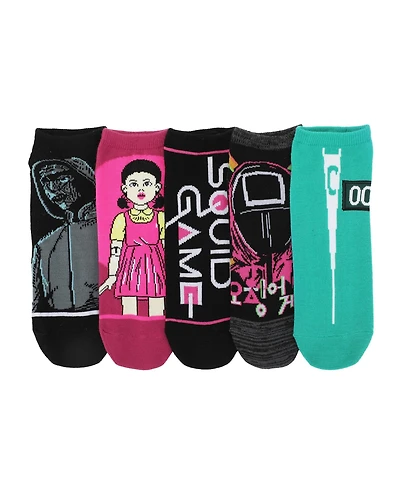 Squid Game Women's Icons 5-Pair Ankle Socks
