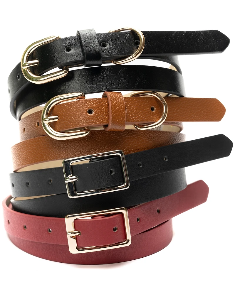 Vince Camuto Four-For-One Belt Set