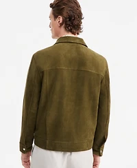 Alfani Men's Two Pocket Suede Jacket, Macy's Exclusive
