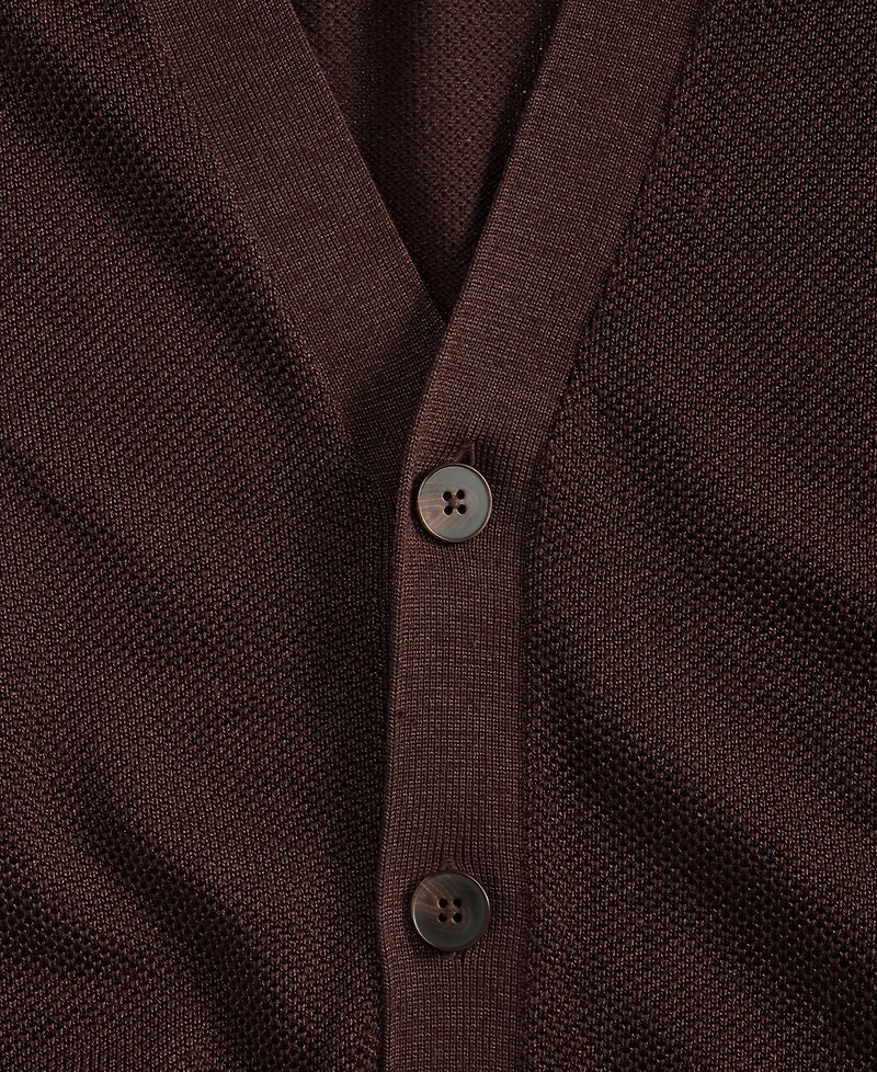 Alfani Men's Button-Up Cardigan Sweater, Macy's Exclusive