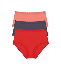 Natori Women's Bliss Pima Cotton Full Brief 3-Pack