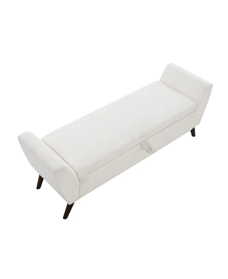Streamdale Furniture 60" Storage Bench Width Wood Legs
