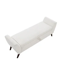 Streamdale Furniture 60" Storage Bench Width Wood Legs