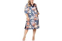 Kiyonna Women's Plus Nora Kaftan Dress