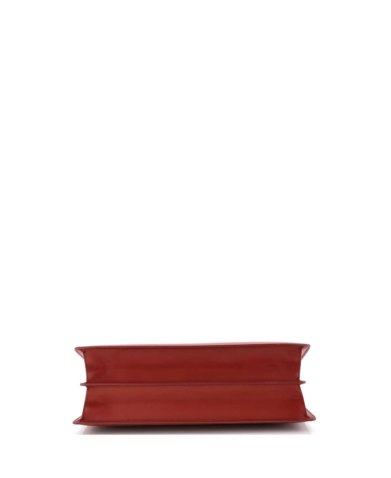 Pre-Owned Celine Medium Clasp Top Handle Bag Leather