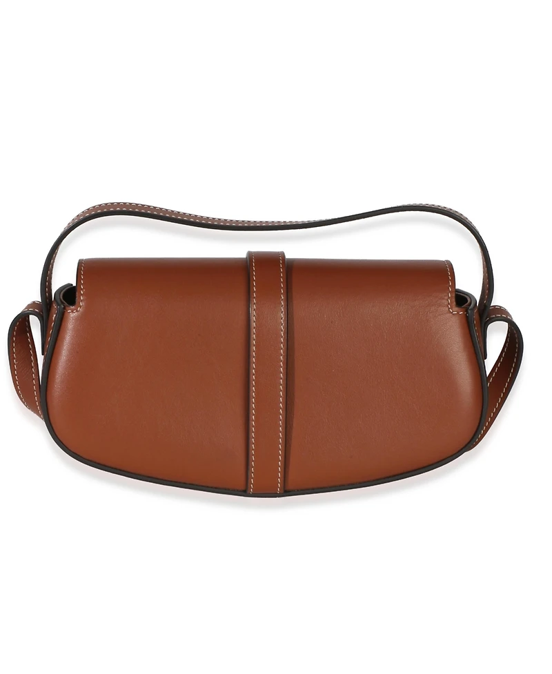 Pre-Owned Celine Brown Smooth Calfskin Tabou Clutch On Strap