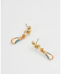 Fable England Peter Rabbit Floral Drop Earrings