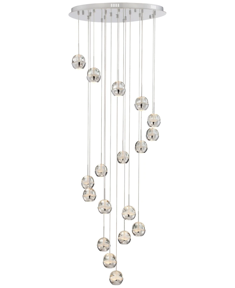 Lite Source Chrome 18-Light Chandelier