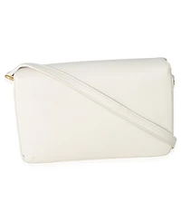 Pre-Owned Saint Laurent Cream Smooth Calfskin Le Maillon Satchel