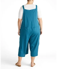Universal Standard Plus Kora Linen Overalls