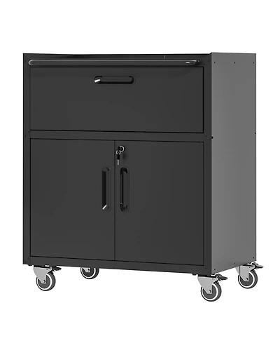 Viyet 35"H Rolling Metal Tool Cabinet