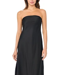 Msk Women's Strapless Midi Dress