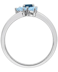 Macy's Rhodolite (5/8 ct. t.w.) Ring Sterling Silver (Also Available Blue Topaz)