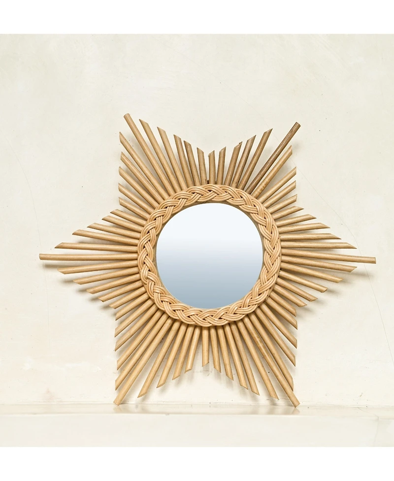 The Artisan & Company, Rattan Starburst Wall Mirror