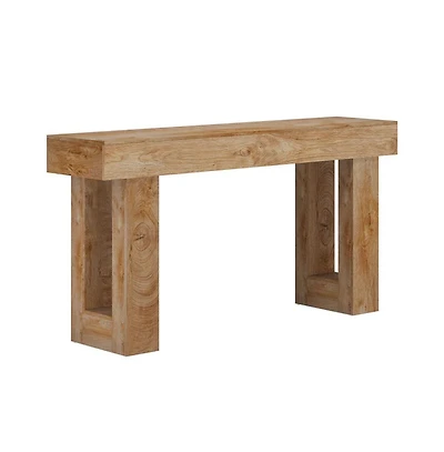 Slickblue 63 Inch Wood Sofa Table for Entryway and Living Room