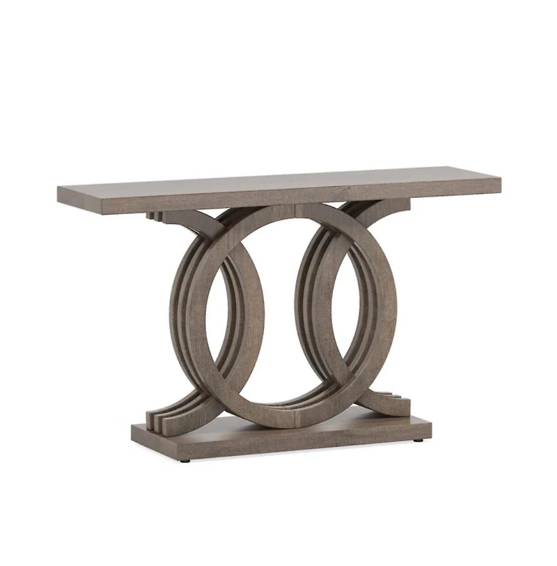 Slickblue Modern Geometric Console Table for Entryway, Hallway and Living Room Storage