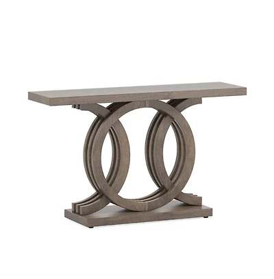 Slickblue Modern Geometric Console Table for Entryway, Hallway and Living Room Storage