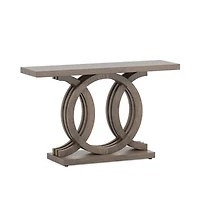 Slickblue Modern Geometric Console Table for Entryway, Hallway and Living Room Storage
