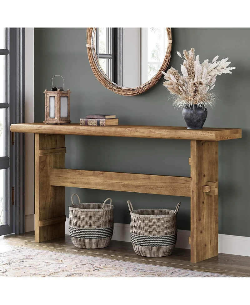 Slickblue Wood Entryway Console Table, Sofa Table for Behind Couch