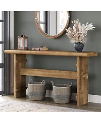 Slickblue Wood Entryway Console Table, Sofa Table for Behind Couch